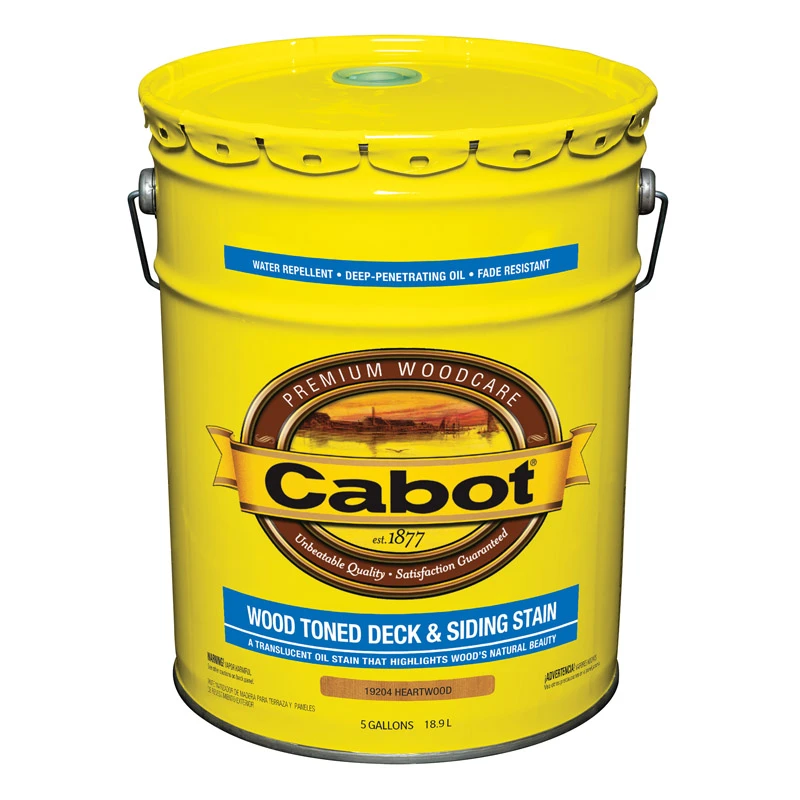 Transparent Heartwood Oil-based Deck And Siding Stain 5 Gallon Container