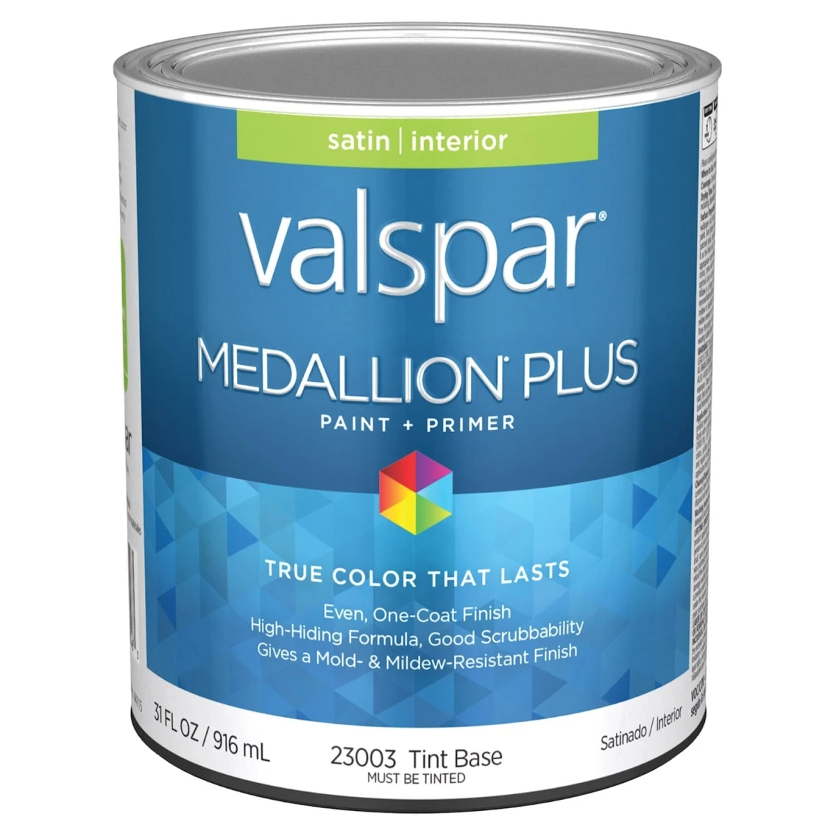Medallion Plus Premium Satin Interior Paint & Primer, Tint Base, 1 Quart