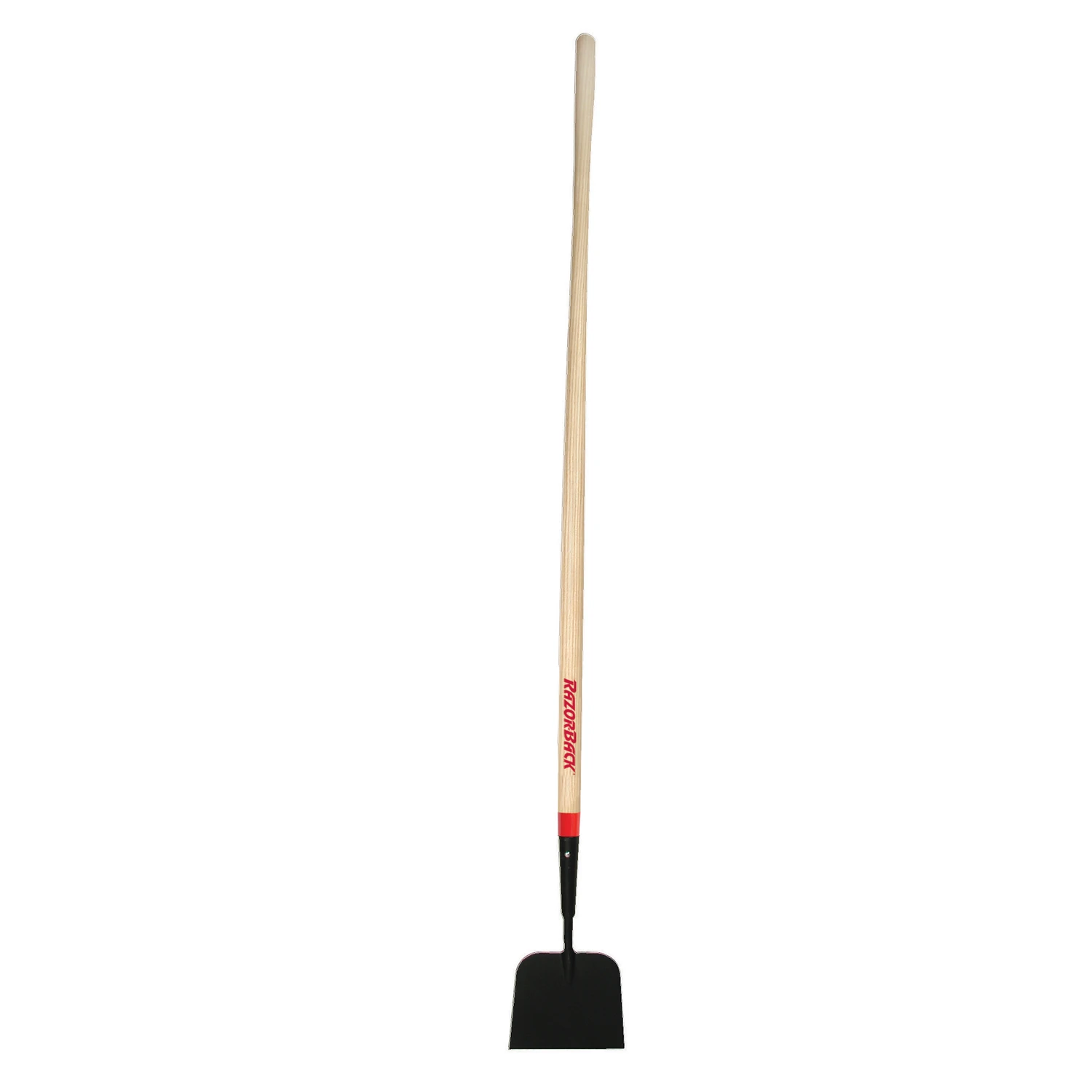7 In. W X 63 In. L Forged Steel Sidewalk Scraper With Wood Handle