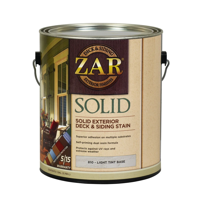 EXT STAIN ZAR SOLID LT BASE GL