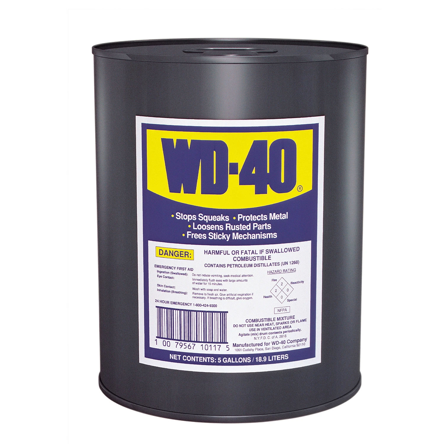 Multi-Purpose Lubricant, 5 Gallon Container, Heavy Duty Formula for Industrial and Household Use