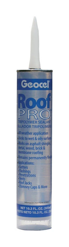 Roof Pro Clear Tripolymer Roof And Flashing Sealant 10.3 Oz.