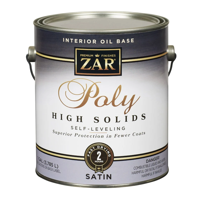High Solids Interior Satin Polyurethane Finish 1 Gallon