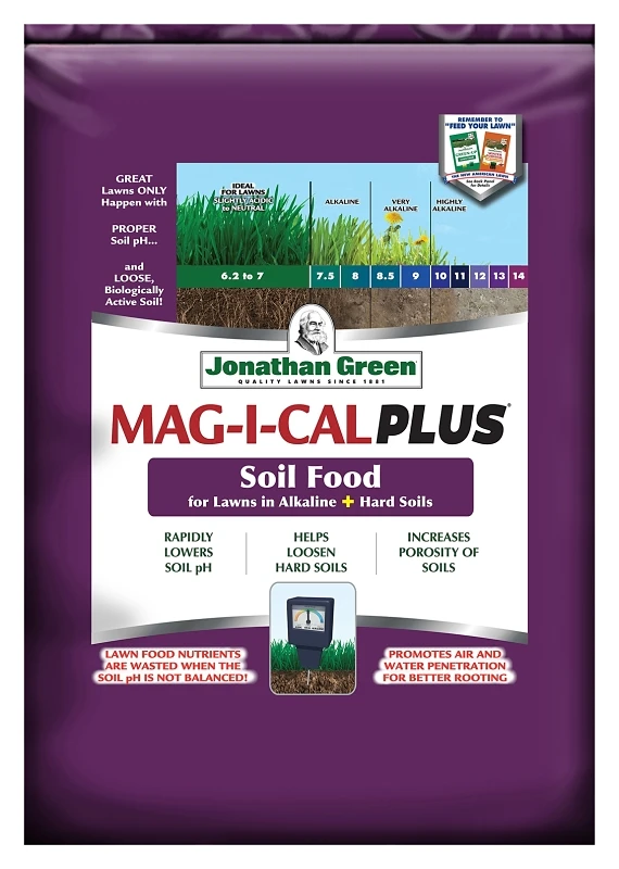Mag-i-cal Plus 54 Lb. Lawn Fertilizer For Alkaline Soil, 15,000 Sq. Ft.
