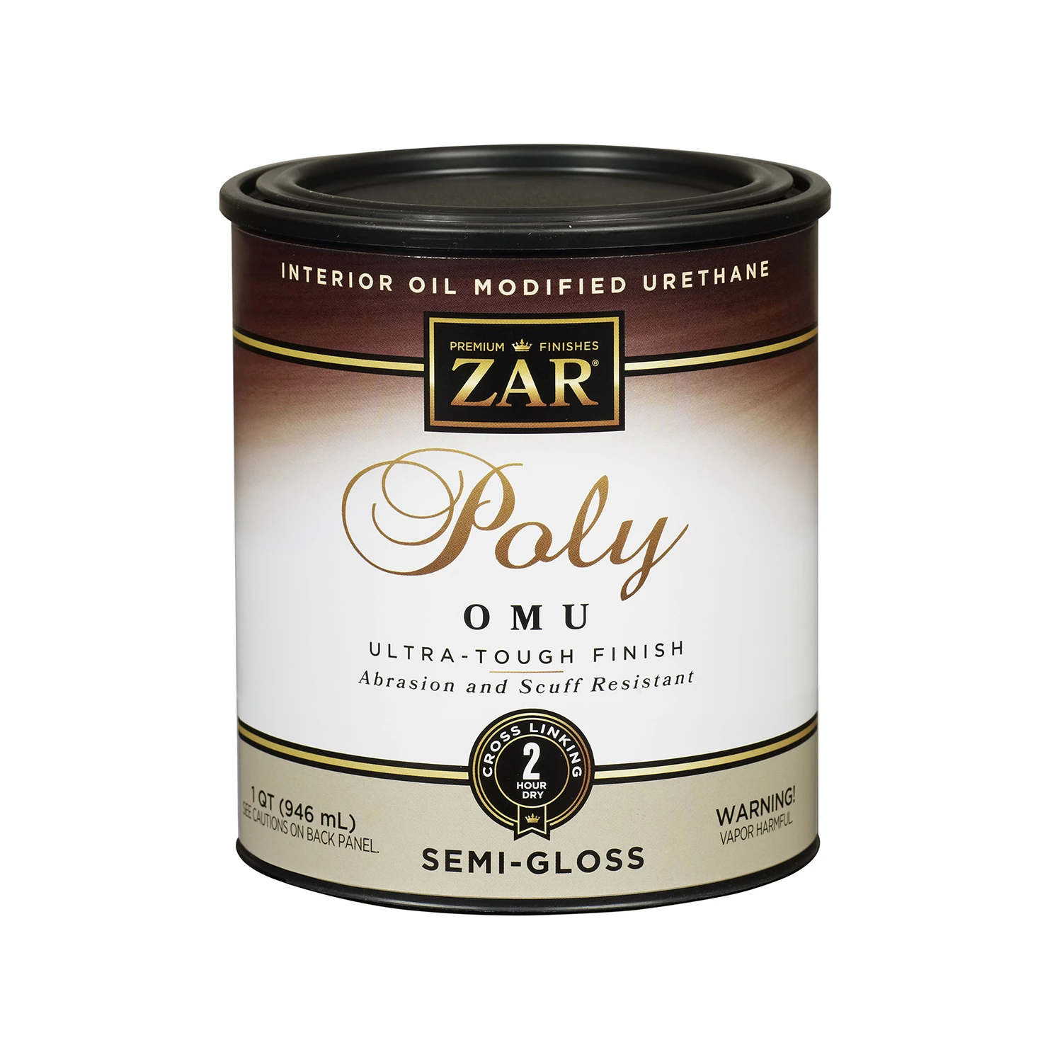 Ultra Max Semi-gloss Interior Polyurethane, 1 Quart - Water-based Finish