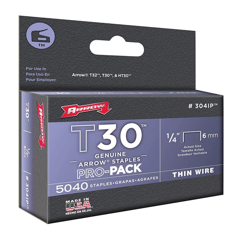 Tacker Wire Staples, 1/4-In., 5000-Pk.