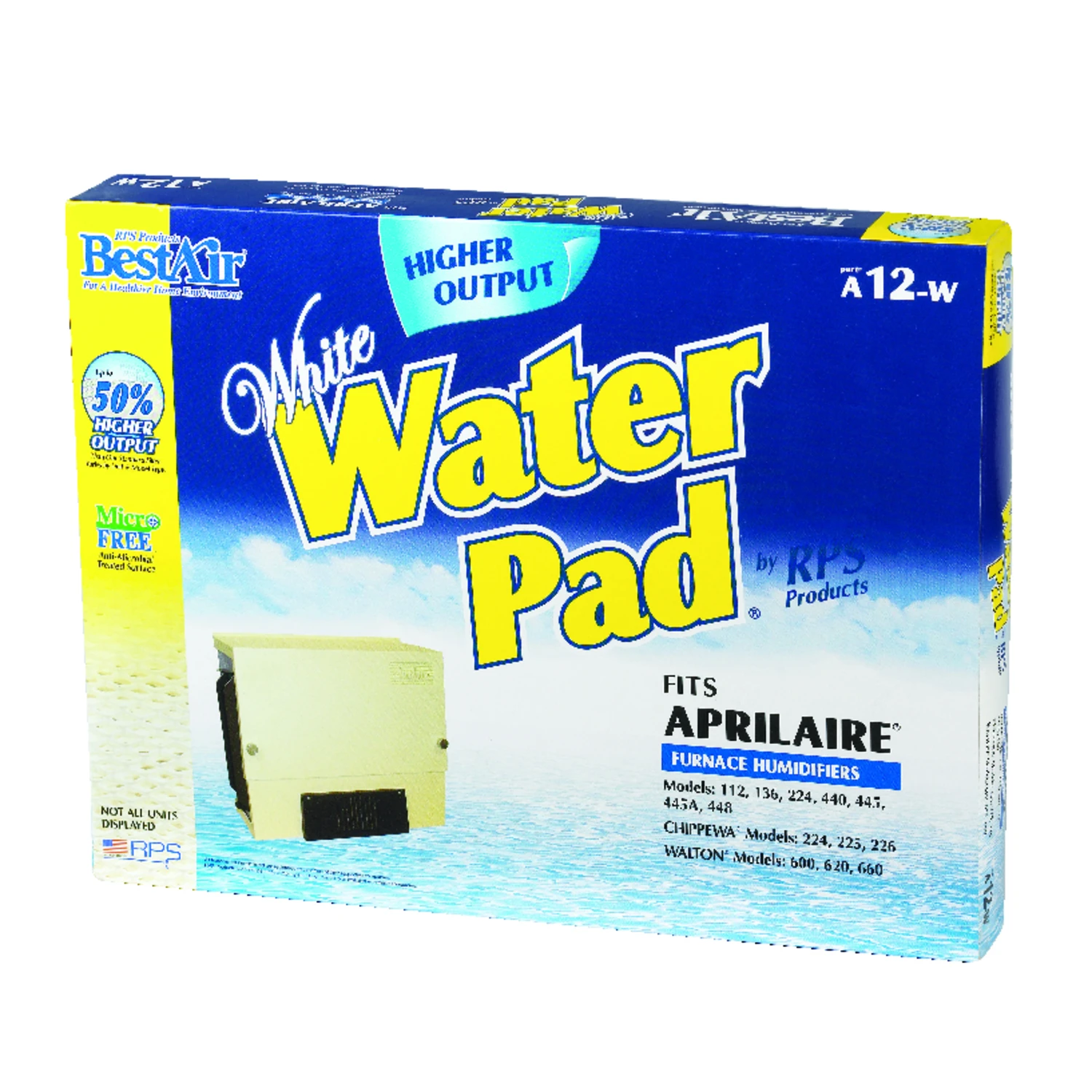 A12-w Replacement Water Pad For Aprilaire Humidifiers - High Output & Anti-microbial