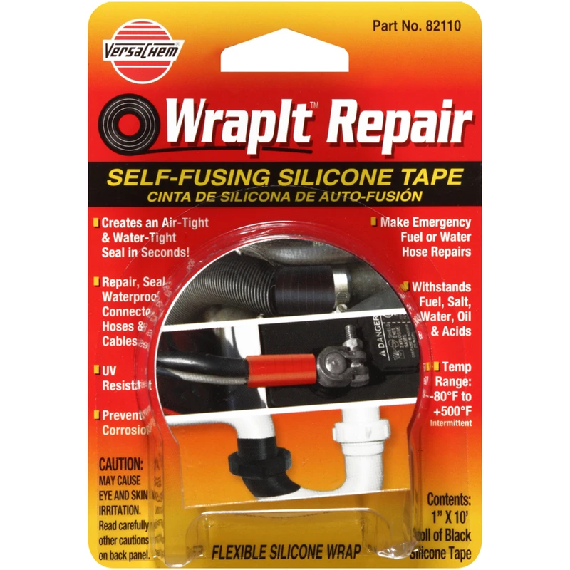 Wrap It Self Fusing Silicone Tape 1" X 10 Ft. - Black