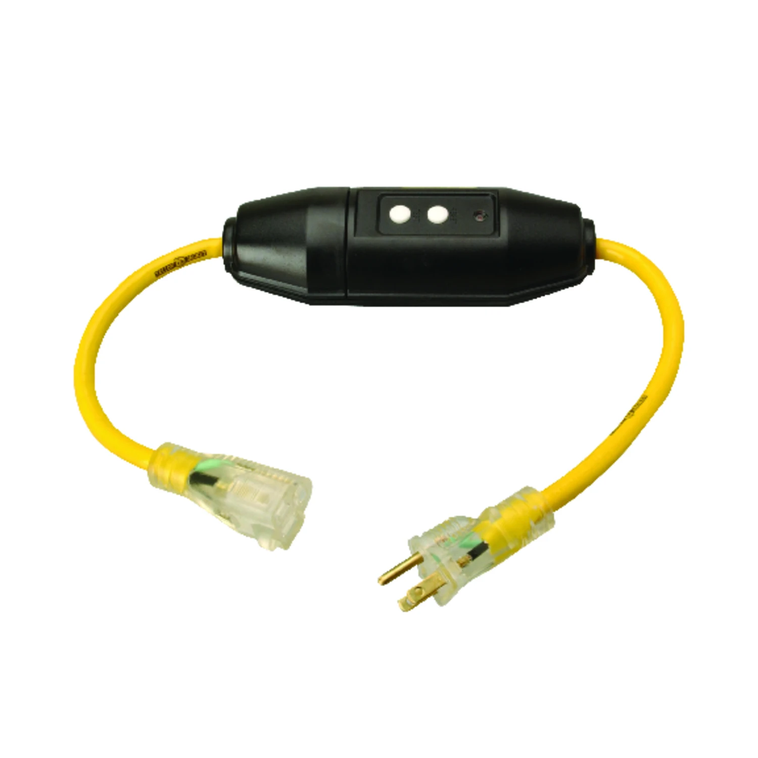 2 Ft. 12/3 Gfci Extension Cord With Powerlite Indicator