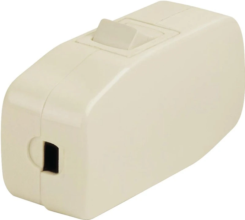 Ivory 3a 125v Heavy-duty Feed-through Switch Model 011-05410-00i