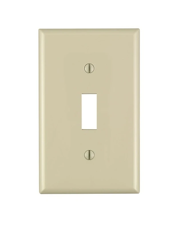 WALL PLATE,TOGGLE IVORY