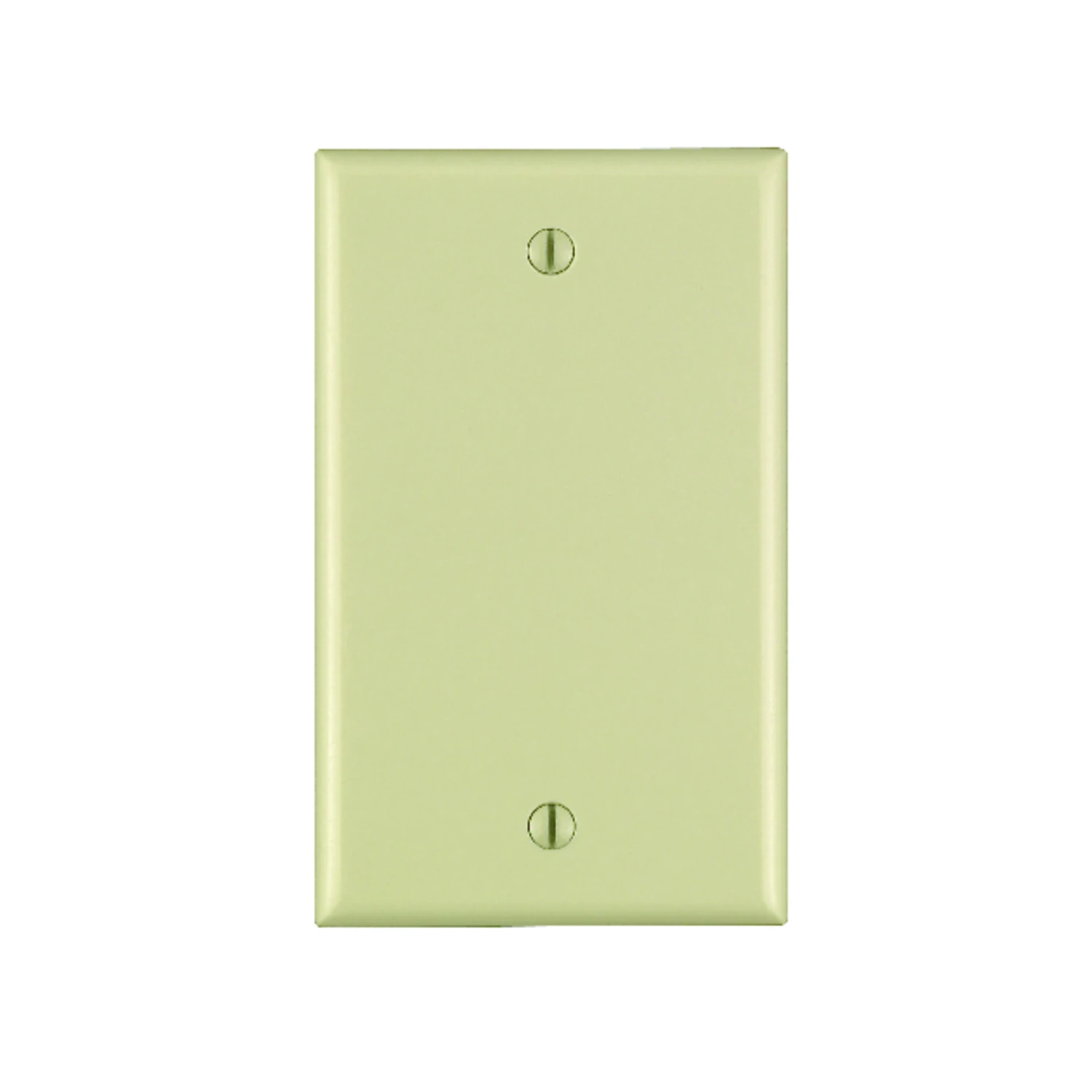 Leviton Ivory 1 gang Nylon Blank Wall Plate 1 pk