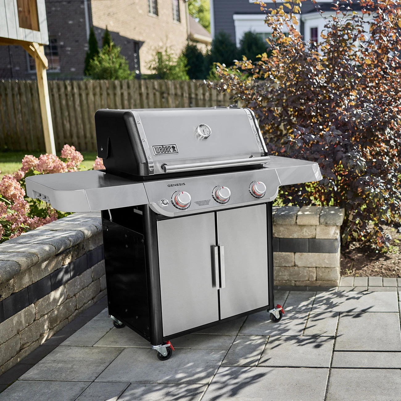 Genesis S-315 Three-Burner Liquid Propane Gas Grill with 39,000 BTU Stainless Steel