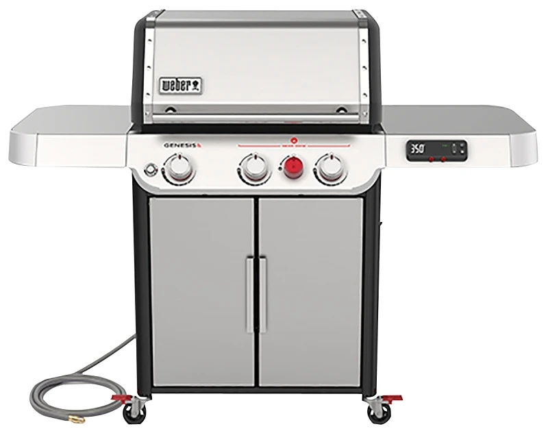Genesis Sx-325s Smart 3-burner Natural Gas Grill, 39,000 Btus, Stainless Steel