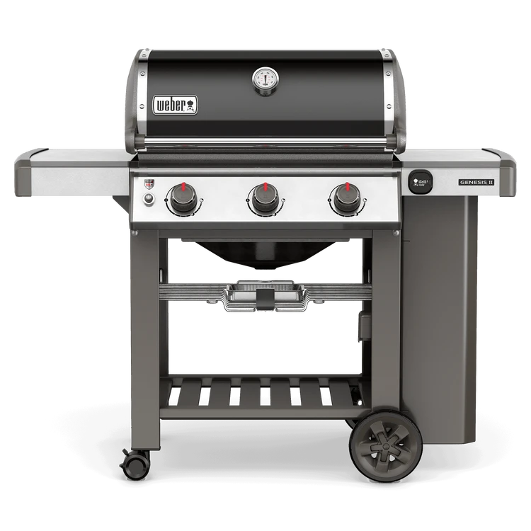 Genesis Ii Se-330 3-burner Lp Gas Grill With Side Burner, 39,000 Btu, Smoke