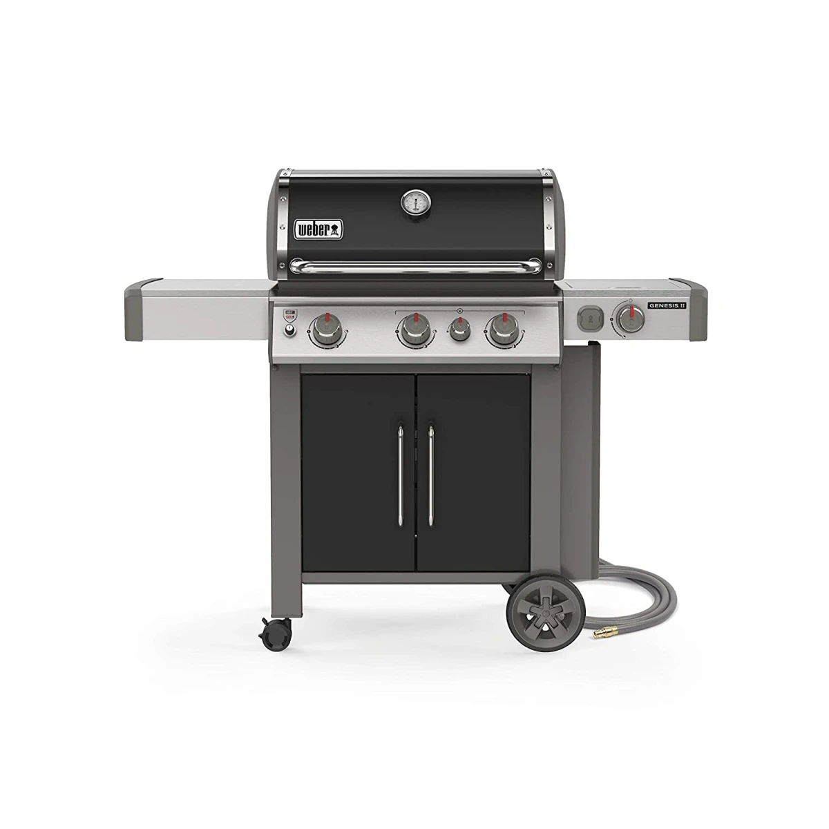 Genesis Ii Ex-335 3-burner Natural Gas Smart Grill With Sear Station, Black