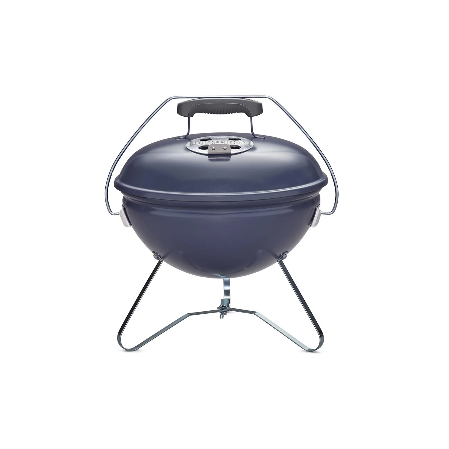 Smokey Joe Premium Portable Charcoal Grill, Slate Blue, 14 In.
