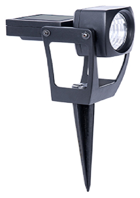 Led Solar Spot Light, 30 Lumens, Adjustable Mounting Options