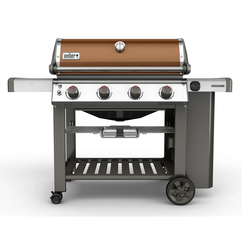 Genesis Ii E-410 4-burner Propane Gas Grill In Copper With Built-in Thermometer