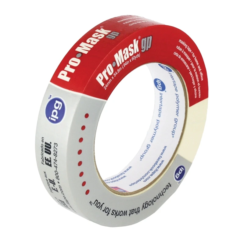 IPG Pro-Mask Gp 0.94 in. W x 60 yd. L Beige Medium Strength Masking Tape 1 pk