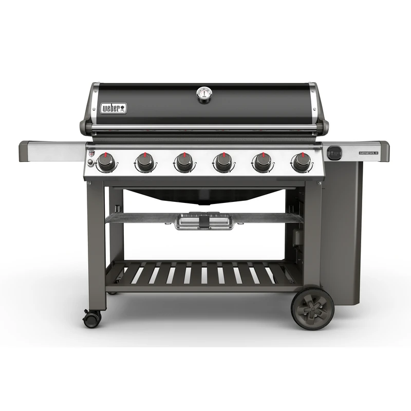 Genesis Ii E-610 Black 6-burner Liquid Propane Gas Grill With Thermometer