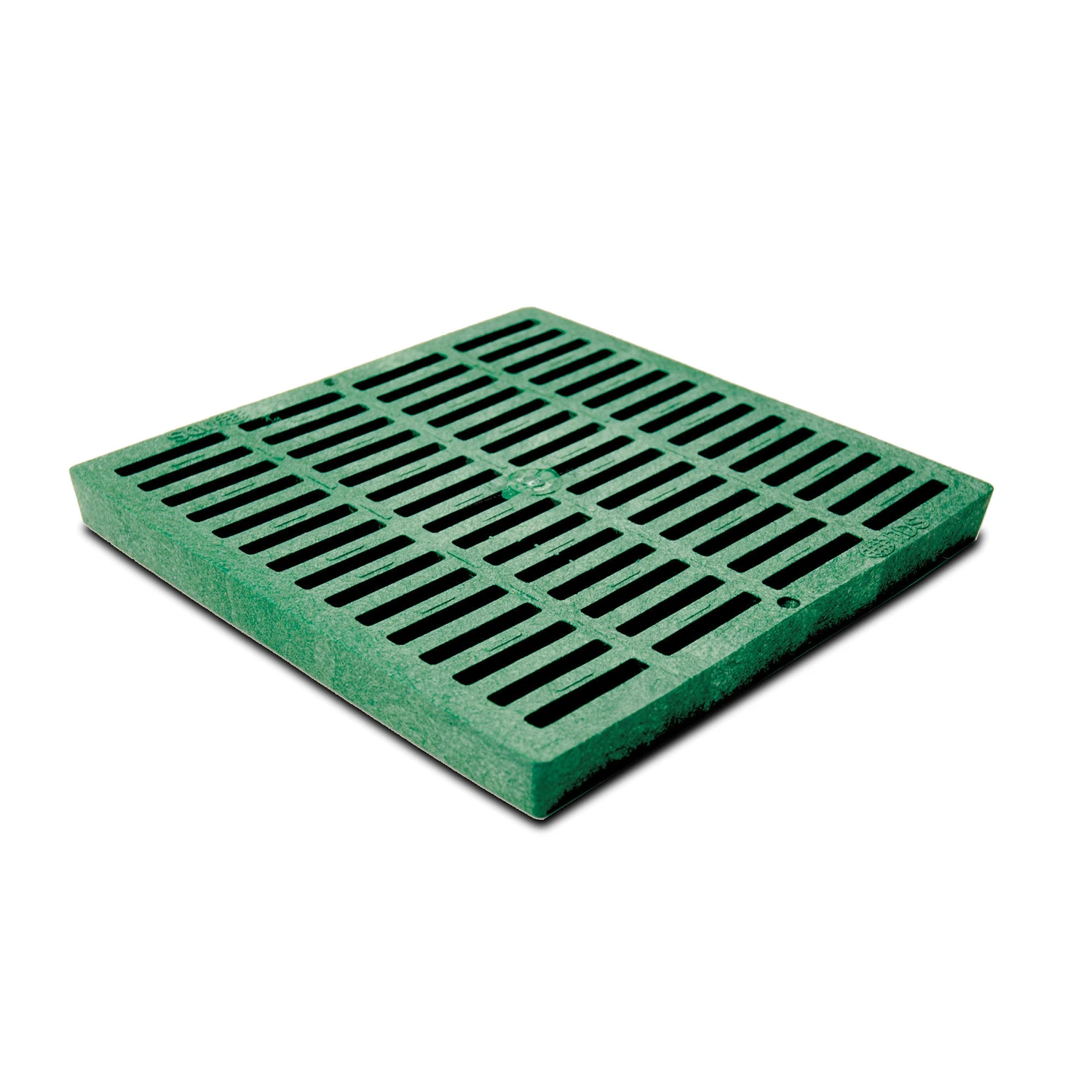 Square Grate with Green Foam Polyolefin Material, 12 Inch by 12 Inch