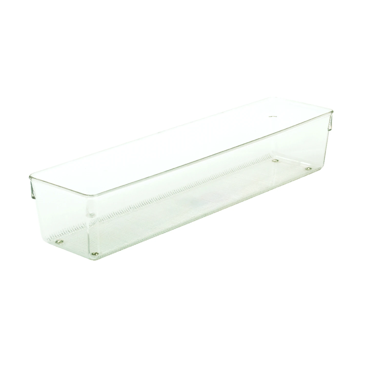 Idesign Linus Clear Plastic Drawer Organizer 4 In. H X 3 In. W X 16 In. D
