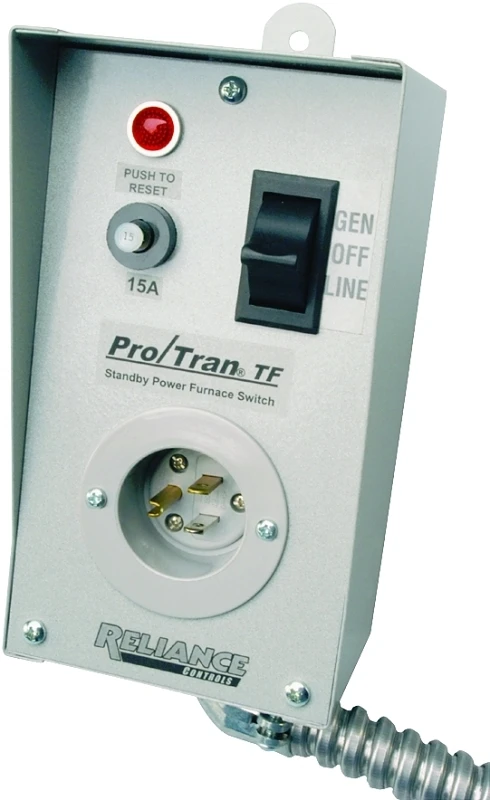 15 Amp 120 Volt Surface Mount Furnace Transfer Switch Tf151w