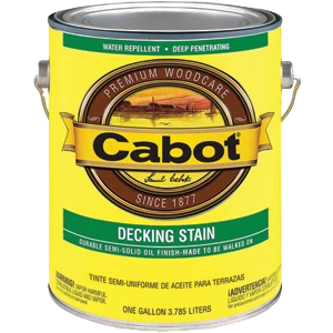 1411 Oil Based Semi-solid Deck And Siding Stain, White, 1 Gallon