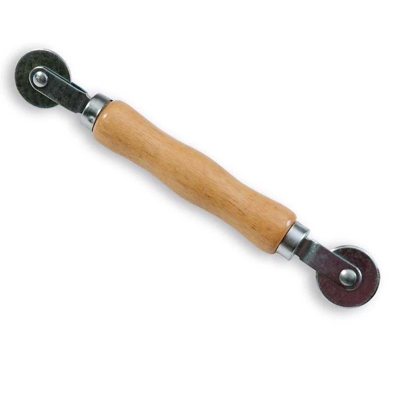 1.5 In. D X 1 In. L Aluminum Spline Installation Tool With Wooden Handle