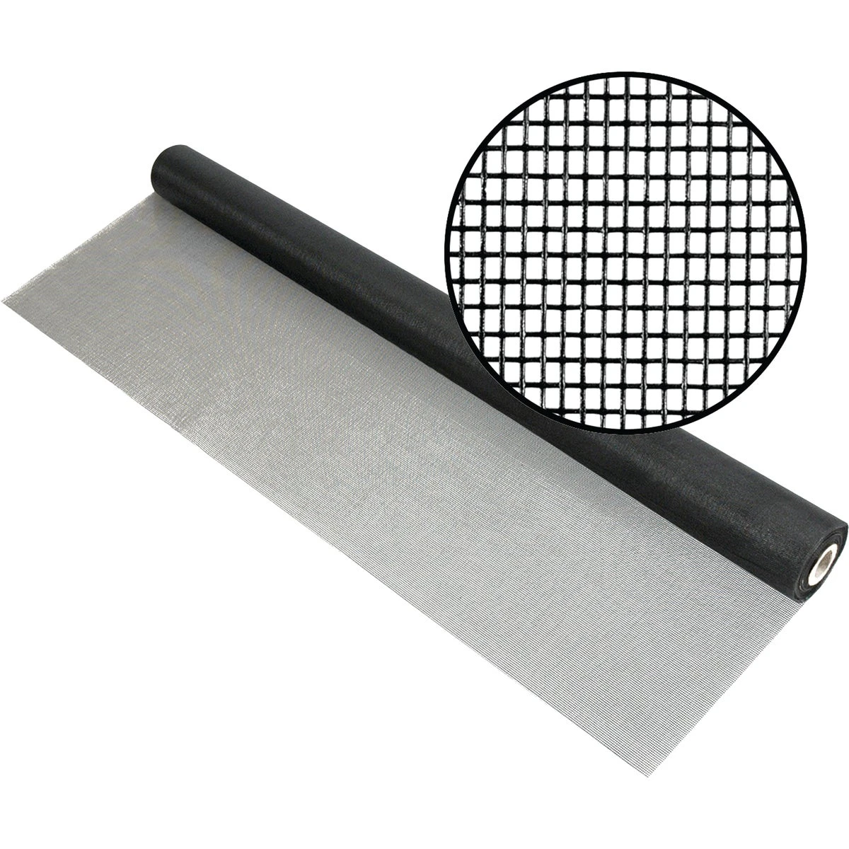 48 In. Charcoal Premium Polyester Mesh Screen per foot