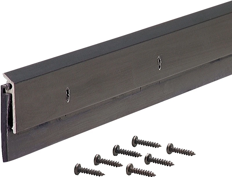 1-1/4 In. W. X 36 In. L. Bronze Commercial Door Sweep With Neoprene Insert