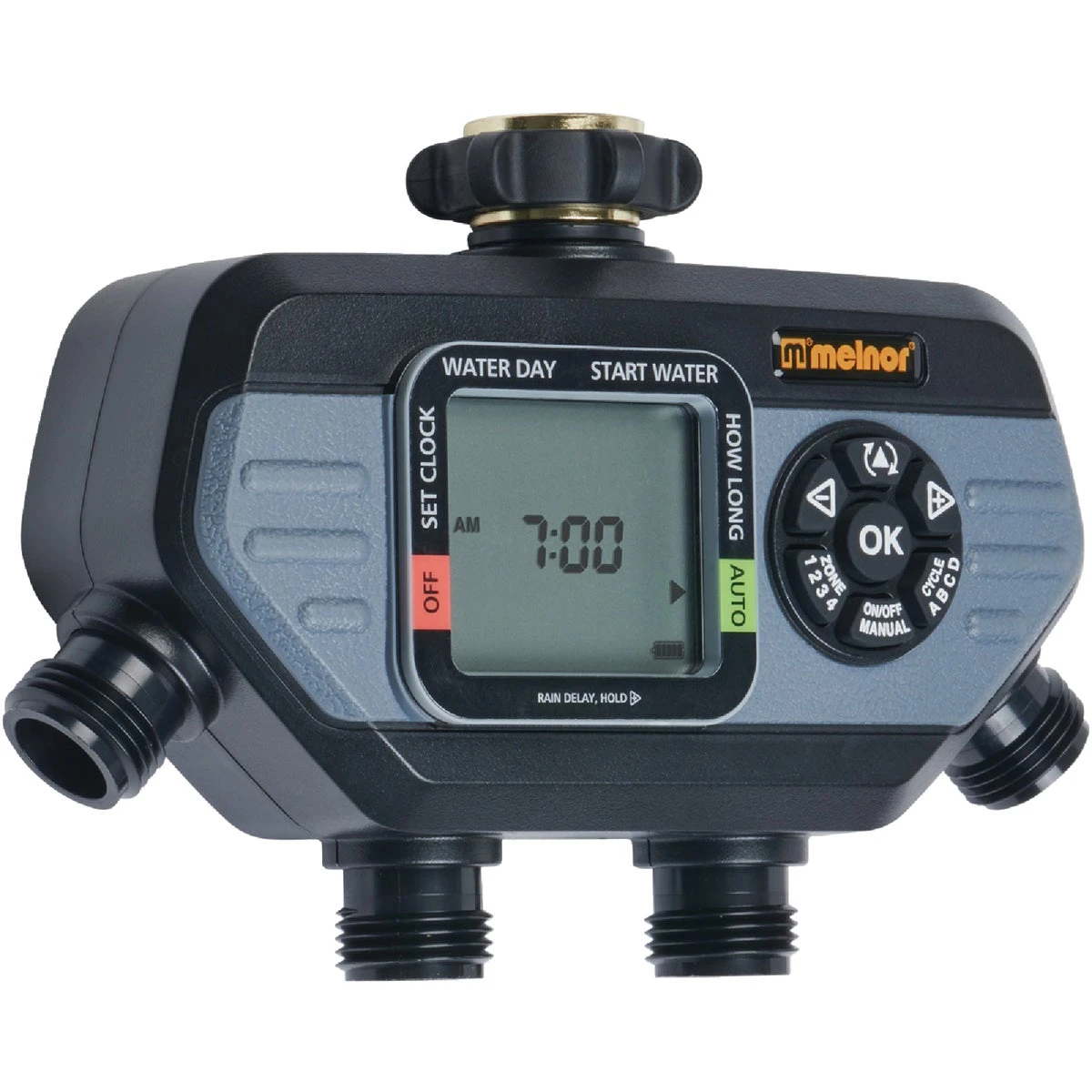 Hydrologic Electronic 4-zone Programmable Water Timer With Rain Delay