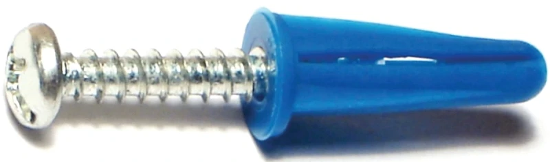 Anchor Wall Plastic Kit, #6-8 X 3/4 In, Model 21860
