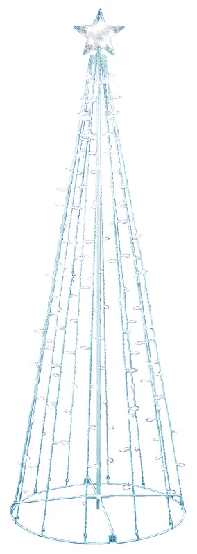Incandescent Clear Twinkle String Tree 84 In. Yard Decor