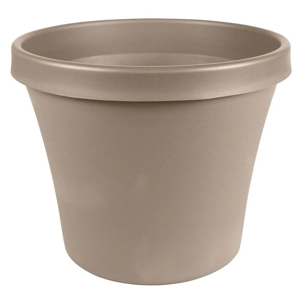 Terra Pot Planter 10 In. Pebble Stone - Durable Plastic Design
