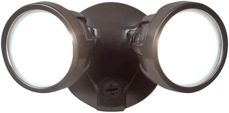 All-pro 2-head Bronze Led Dusk-to-dawn Flood Light Ftr1740lpc