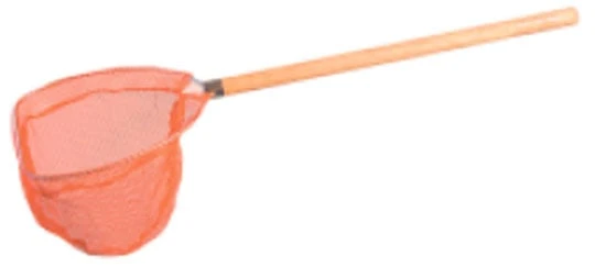 Baitwell Net With Fixed Wood Handle, 7 X 18-inch, Model 3051