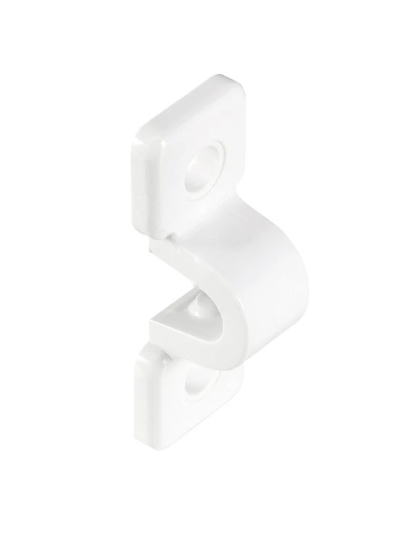 White Universal C-clamp Clips 20 Count, 8.6 In. H X 7 In. W X 0.5 In. L