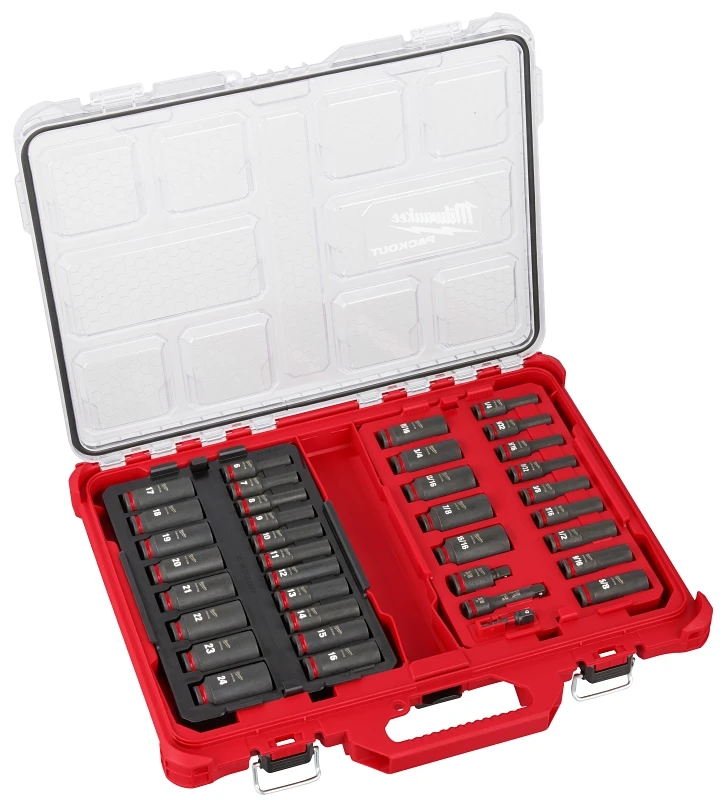 Shockwave 3/8 In. Drive 36-piece Deep Impact Socket Set With Packout Organizer
