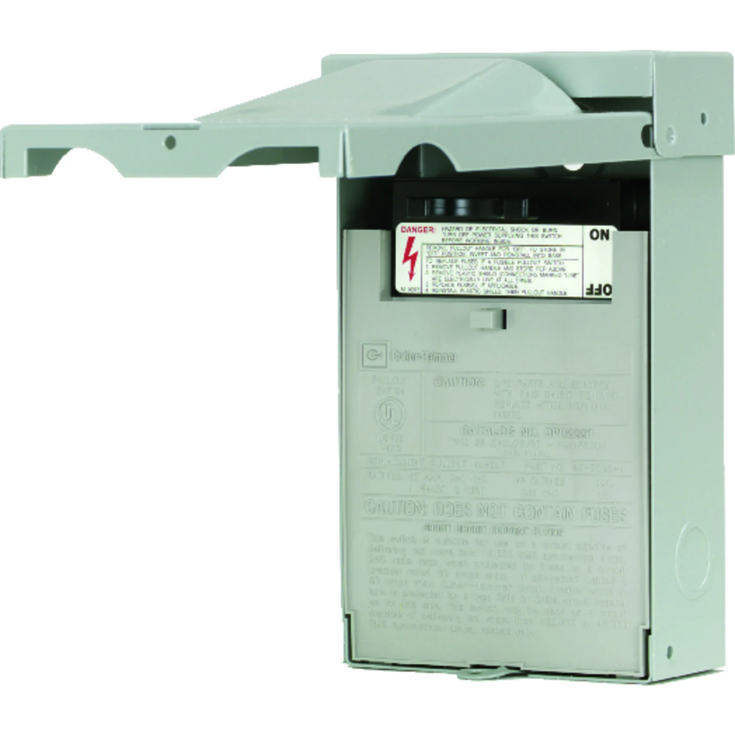 60a 240v Non-fused Rainproof Air Conditioner Disconnect Dpu222rp
