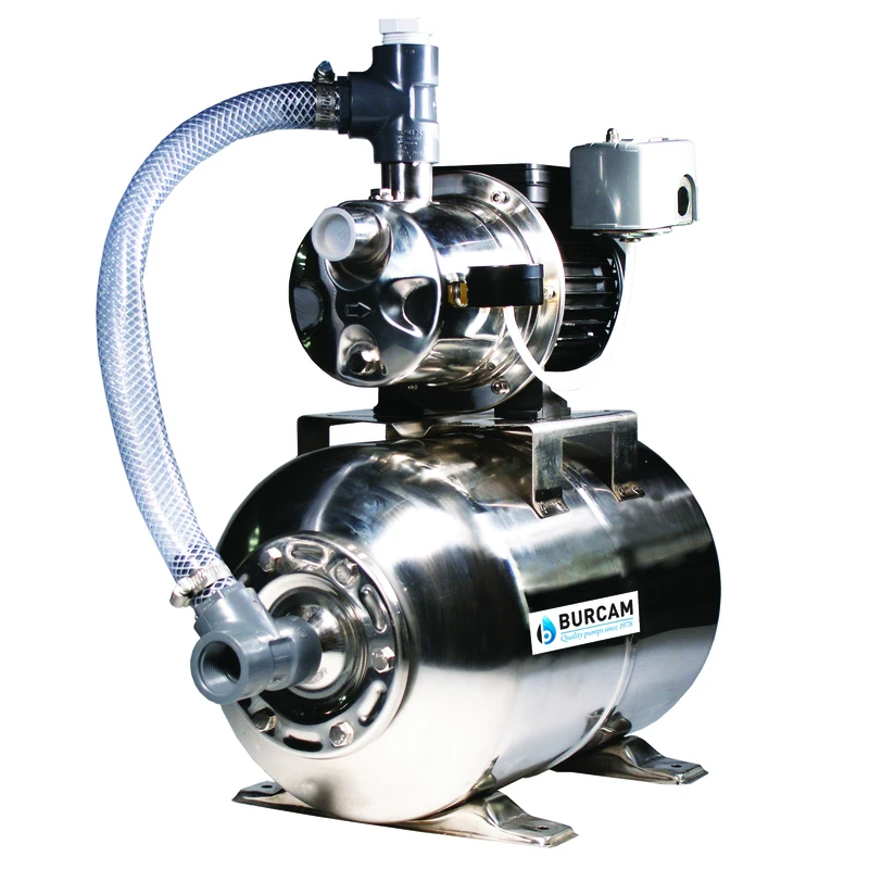 3/4 Hp Stainless Steel Shallow Well Jet Pump With 900 Gph Capacity
