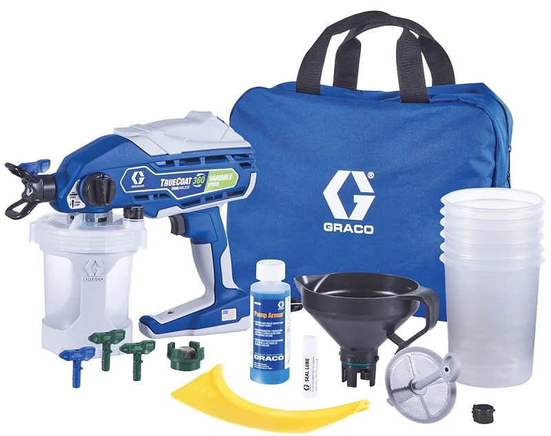 Truecoat 360 Variable Speed Handheld Airless Paint Sprayer Kit