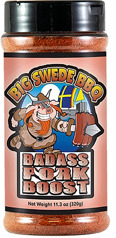 Badass Pork Boost Bbq Rub 11.3 Oz - Competition-grade Flavor