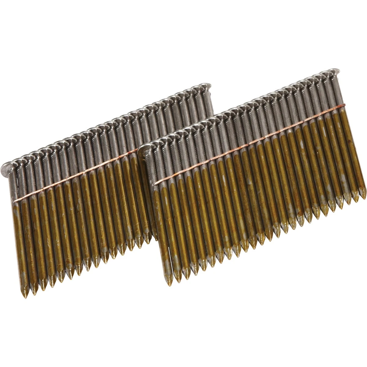 Collated Framing Nails, Bright, Clipped Head, 28 Degree, 2-3/8 In. x 11.5 Gauge, 2500-Pk.