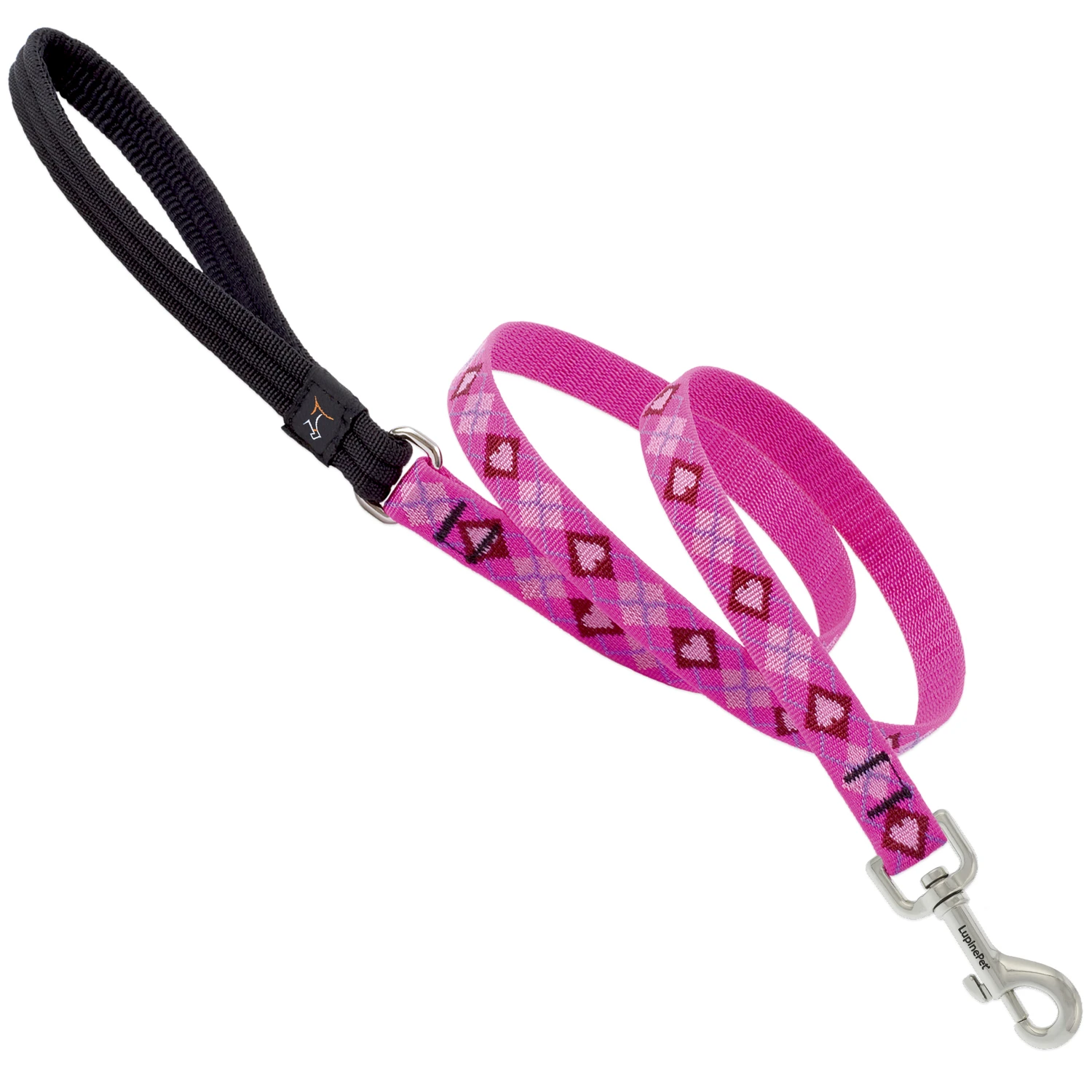 Pet Original Designs Multicolor Puppy Love Nylon Dog Leash 6ft X 3/4in