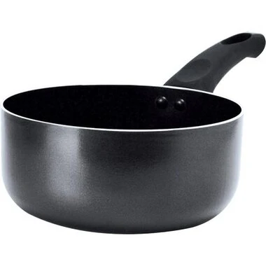 Elements Saucepan, Non-Stick Coated Aluminum, Gray, 2 Qts.