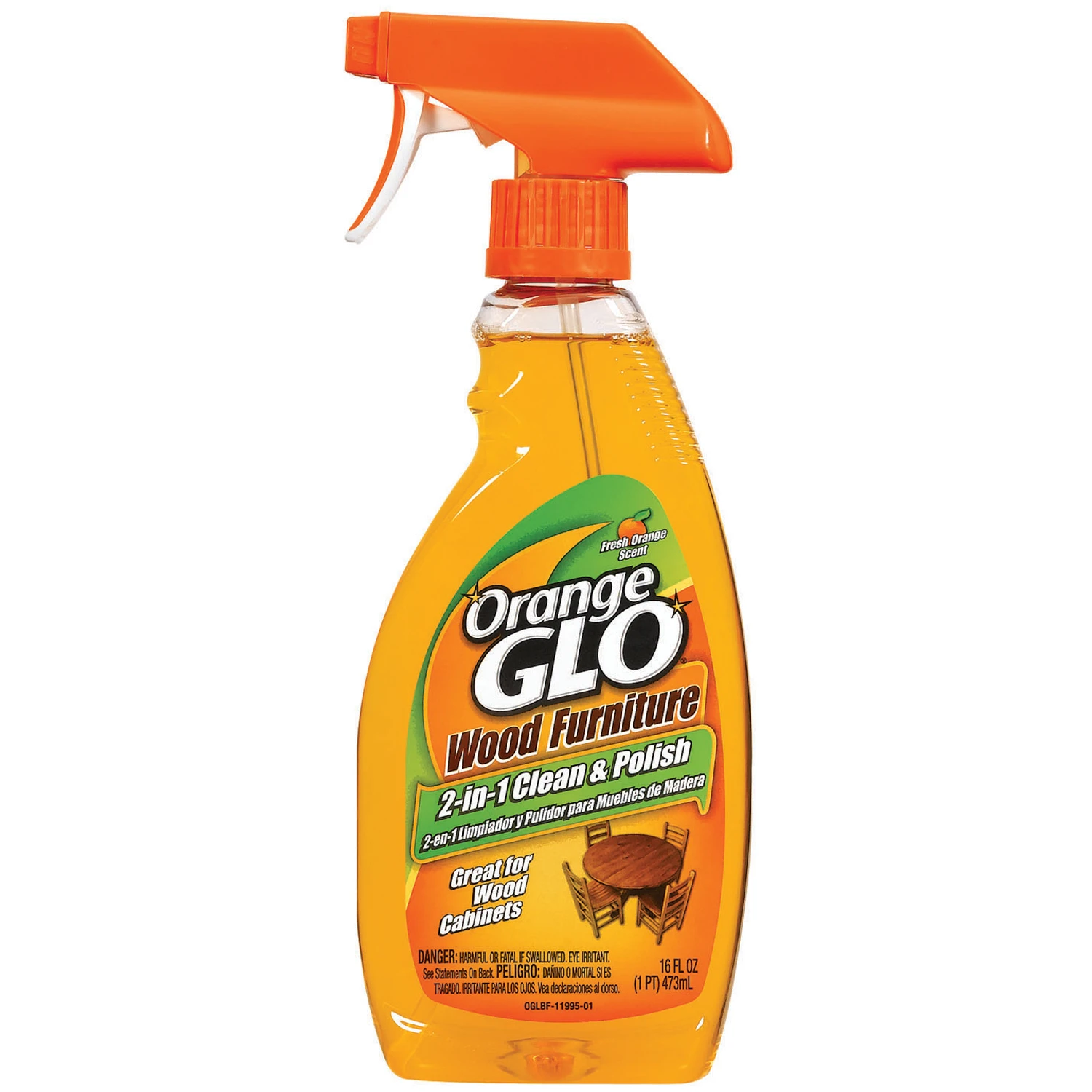 16 Oz. Wood Cleaner & Polish - Citrus Scent Trigger Spray