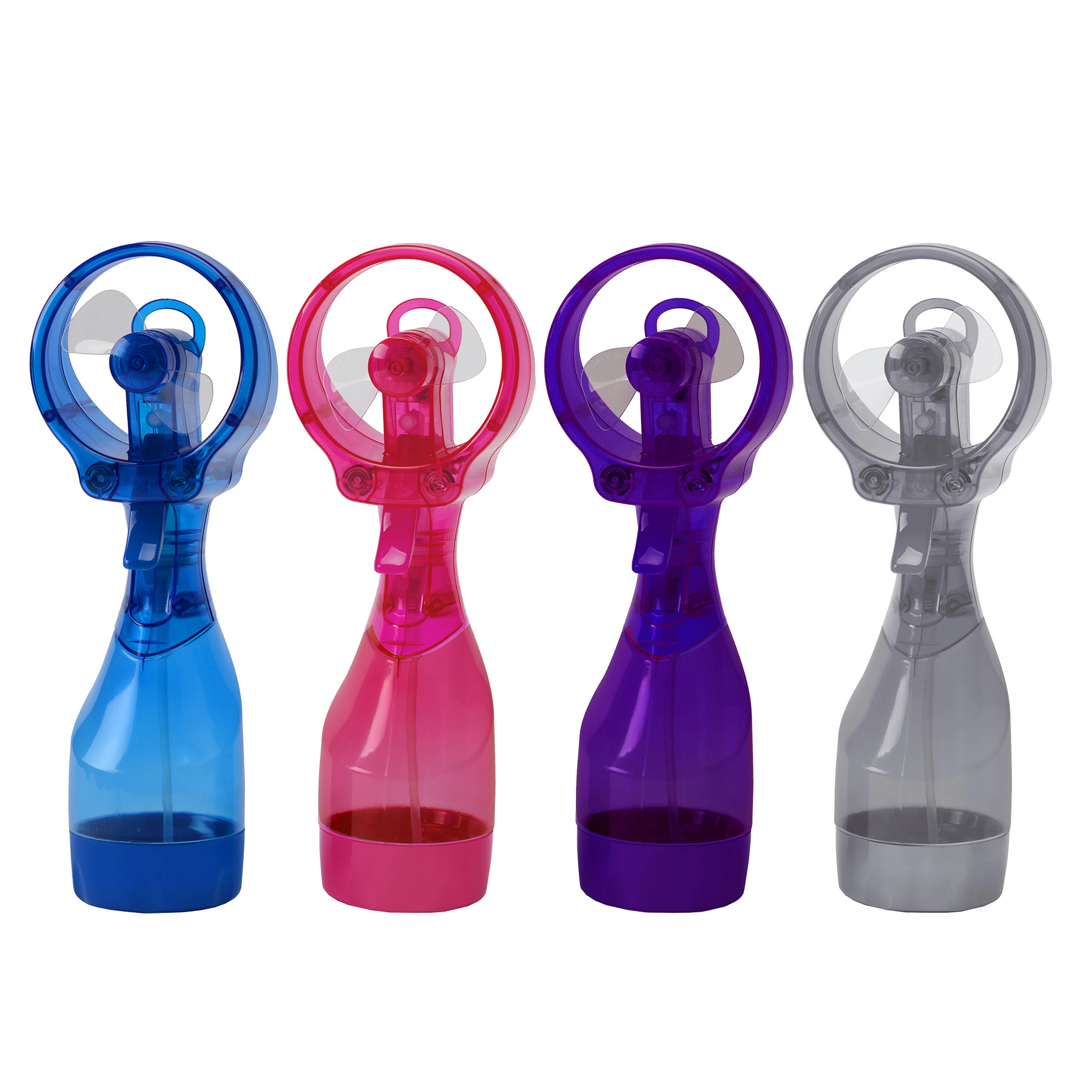 Deluxe 10.55 In. H X 2.75 In. D Battery Operated Misting Fan