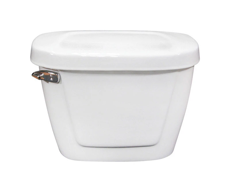 Jazmin White Vitreous China 1.28 Gpf Toilet Tank With Chrome Lever